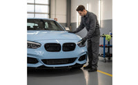 Gloss Black Front Grille Sporty Look Double Slat Kidney Grille Replacement Kidney Grilles