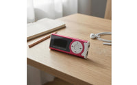 Clip-Attached MP3 Player Re-Energizable Mini MP3 Player Support