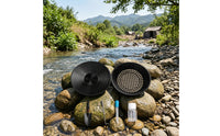 Gold Panning Kit Stepped Pan with Grooves Heavy Duty Sifter for Mineral Hunters, Beginners, Riverbank