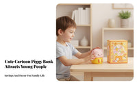 Cute Pig Savings Bank Great Gift Idea Pig Bank Large Capacity Room Decoration for Girls, Adults, Desktop
