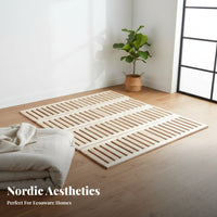 Wooden Bed Slats sturdy Wood Wooden Slat Frame Knot Mattress Support for Homeowners, DIY aficionados, Bedroom, Dormitory, Dorm Room