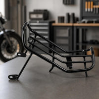 Motorcycle Rear Luggage Rack Rear Cargo Rack with Mounting Brackets Reliable Motorcycle Luggage Carrier for Commuters