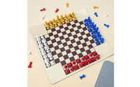 4 Player Chess Set Multiplayer Four Player Chess Set Beginner-Friendly Chessboard for Groups, Families