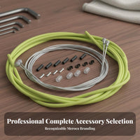Cycle Brake and Gear Selector Wire Set Stainless Steel Wire S Cycle Brake Wire Set Long-Lasting Low Drag for Mountain Bikers