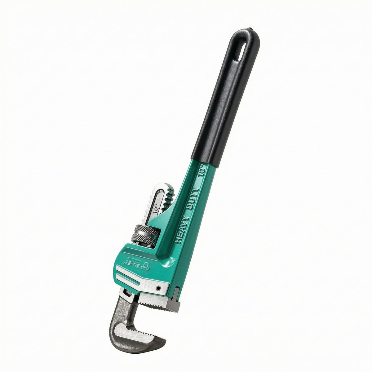 Heavy Duty Pipe Wrench Green Painted Adjustable Pipe Wrench