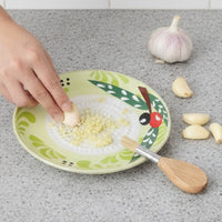 Garlic Grater Plate with Brush Textured Garlic Grater Plate for Kitchen