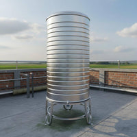 304 Metal Reservoir Container Thickened Wall Stainless Metal Reservoir Tank Rust-Resistant for Households, Kitchen, Rural Areas