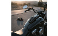 Motorcycle Storage Bag Retro Motorcycle Storage Bag with Front Pocket Biker for Commuting