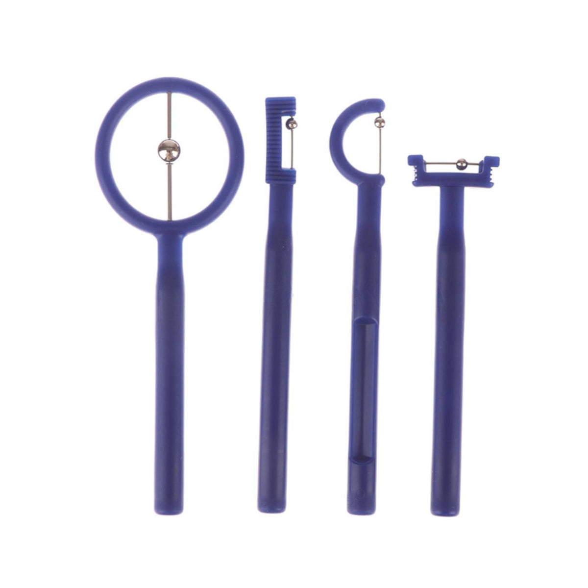 4 Pieces Oral Exercise Tool Safe Oral Muscle Exercise Tool Oral Exercise Tool Long-Lasting Oral Muscle Exerciser Blue