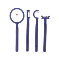 4 Pieces Oral Exercise Tool Safe Oral Muscle Exercise Tool Oral Exercise Tool Long-Lasting Oral Muscle Exerciser Blue