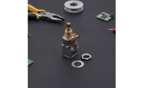 Guitar Potentiometer with Switch DPDT Push-Pull Potentiometer Coilsplit push/pull Pot with Long Shaft for Guitarists, Luthier