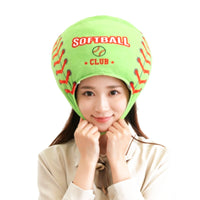 Soft Softball Head Cover Lightweight Soft Fabric Hat Decorative Novelty Hat Funny for Performers