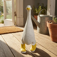 Resin Duck Ornament Decorative Outdoor Decoration Hand Painted