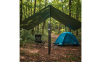 Telescopic Tarp Pole Portable Aluminum Alloy Shelter Pole Adjustable Tarp Poles Sturdy Duty Retractable Shelter Rods for Campers