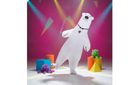 Inflatable Snowy Bear Costume Full Body Snowy Bear Costume Oversized Character Suit for Halloween