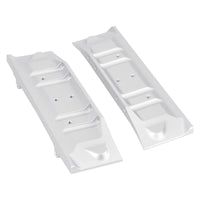 Crawler Side Steps Matte RC Step Boards Metal Running Board Foot Plate for Scale Garage Builds