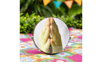 Hand-Held Tambourine Water-Resistant Tambourine Lightweight Hand Drum for Beginners, Home Play