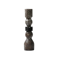 Travertine Candle Holder Timeless Travertine Candle Holder Heavy Weight Candlestick