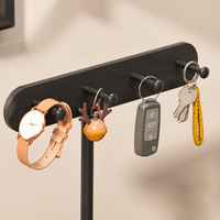Metal Key Holder, Modern Minimalist Key Organiser, Valet Tray, Desk Tidy Organiser, Stylish Home Accessory, Matte Finish