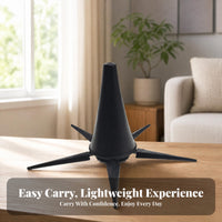 Compact Folding Clarinet Stand Stable Portable Clarinet Stand Star-Shaped Base