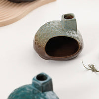 Mini Fireplace Incense Burner Palo Holy Wood Holder Compact Size