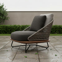 Water-Resistant Rattan Patio Sofa Set Weather-Resistant Wicker Outdoor Sofa Set Handwoven Nordic Design for Terrace