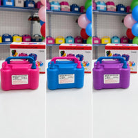 Portable Balloon Inflator with Dual Nozzle for Party Planners, Parties