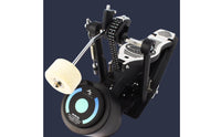 Bass Drum Practice Kick Drum with Pedal Adjustable Bass Pedal Training Pad for Drummers