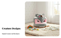 Sitting Trainer Plush Learn-to-Sit Sofa Anti-Fall Design Infant Support Seat Prevents Tipping over infant seating aid Soft and Comfortable for Babies 3-6 Months, Infants, Toddlers, floor activity, Nursery, Living Room, Playroom