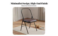 Therapeutic Alignment Practice Chair Foldable Traditional Auxiliary Chair Portable and Space-Saving Fitness Equipment for Beginners, Seniors, Home Gym