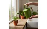 Metal Watering Pot Removable Sprinkler Head Garden Watering Can Easy Refilling for Balcony