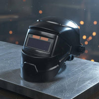 Auto Darkening Metal-Fusing Helmet Adjustable Headgear Solar Powered Metal-Fusing Hood Safety Gear Lightweight Head Protection