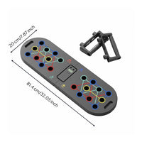 Removable Handles Color Coded Push up Board Marked Zones Push-up Training Board Slim Fitness Gear Carry Slots for Floor Exercises