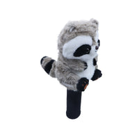 Plush Raccoon Bear Golf Wood Headcover Cartoon Club Head Cover