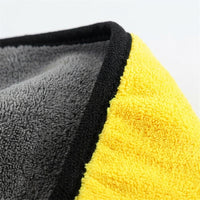 Double Sided Microfiber Cloths Microfibre Towel, 30x30cm Microfibre Towel for Car Washing and Polishing, Machine Washable Microfiber Cloths
