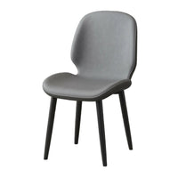 Upholstered Shell Chair Nordic Aesthetic Household Furniture Gold-Tipped Legs