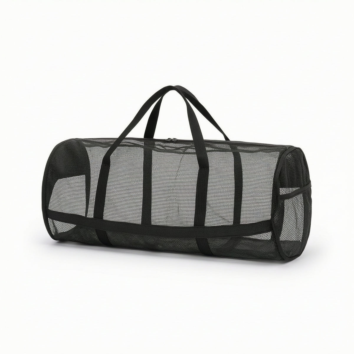 Easy Dry Mesh Duffel Bag Breathable Mesh Bag with Shoulder Strap Lightweight Sports Duffel with Side Pocket Heavy Duty for Swimmers