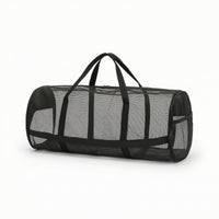 Easy Dry Mesh Duffel Bag Breathable Mesh Bag with Shoulder Strap Lightweight Sports Duffel with Side Pocket Heavy Duty for Swimmers
