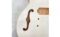 Hardwood Maple Guitar Smooth-Surfaced Sanded Unfinished Electric Guitar Body for Luthiers