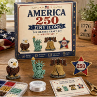 3D Beaded Animal Craft Kit - DIY Bead Art Set