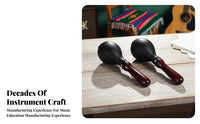 Single-Piece Maracas Rhythm Maraca Pair Performance Handheld Maracas Easy to Play