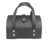 PU Leather Bracelet Box 7 Slots Bracelet Storage Box Handbag Style Mobile Jewelry Storage Case