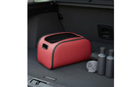 Trunk Organizer Box Multi-Layer Material Car Storage Box Side Mesh Pockets Leather Vehicle Storage Bin for trip