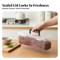Japanese & design 6-Compartment seasoning Box particleresistant Multi-Compartment Condiment container Compartmentalized Design Seasoning Container particleresistant Lids for Home Cooks, Chefs, Foodies, Countertop, Dining Table, Cabinet, Restaurant