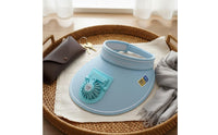 Protection Ventilated-Top Sun Hat Breathable Ventilated-Top Fan Visor Lightweight for Women, Outdoor Activities, Travel, Sports