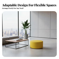 Creative design Cylindrical Pouf Multi-Purpose Indoor Seating Comfortable Stool Modern Design for Office Workers, Homeowners, Kindergarten, Shopping Mall, Rest Area, Living Room