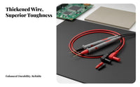 High Temperature Resistant Multimeter Test Leads Contact Tips Digital Multimeter Probes Long-Lasting for Electricians, DIY Enthusiasts