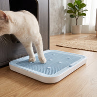 Double-Layer Cat Litter Mat with Honeycomb Design for Trapping Litter