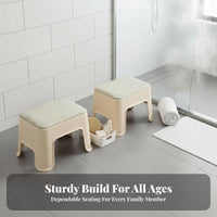 cushionedded Step Stool multipurpose Rectangular cushionedded Footstool Multifunctional