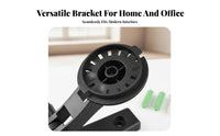 Wide Compatibility Pan Tilt Camera Bracket Long-Lasting Plastic Adjustable Camera Wall Mount Easy to Install for Indoor